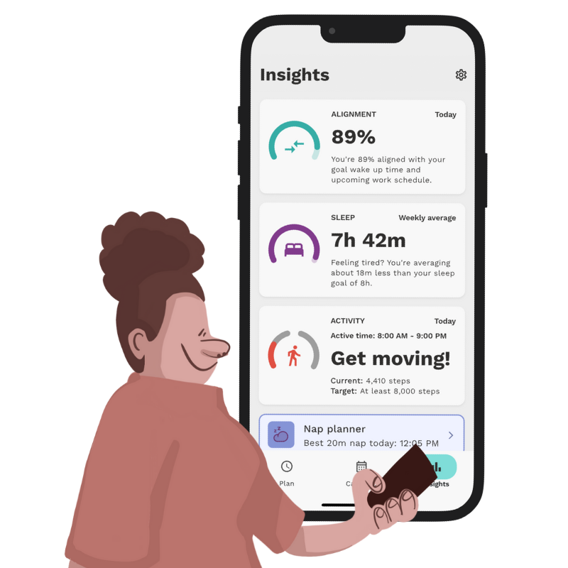 Sleep track and charts